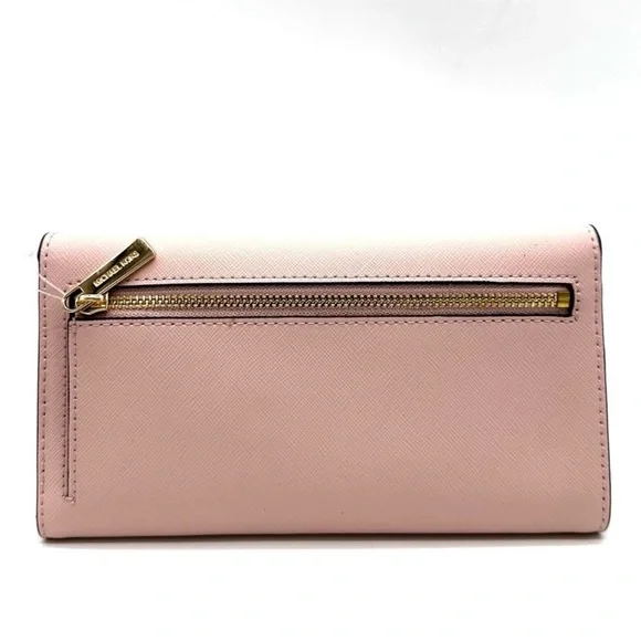 Michael Kors Large Trifold Wallet Powder Blush - Picture 3 of 7